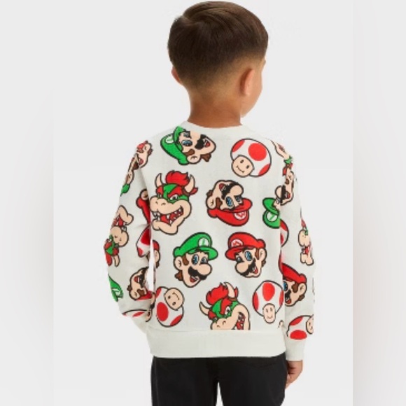 Boys SuperMario Bros Sweatshirt - Picture 2 of 7